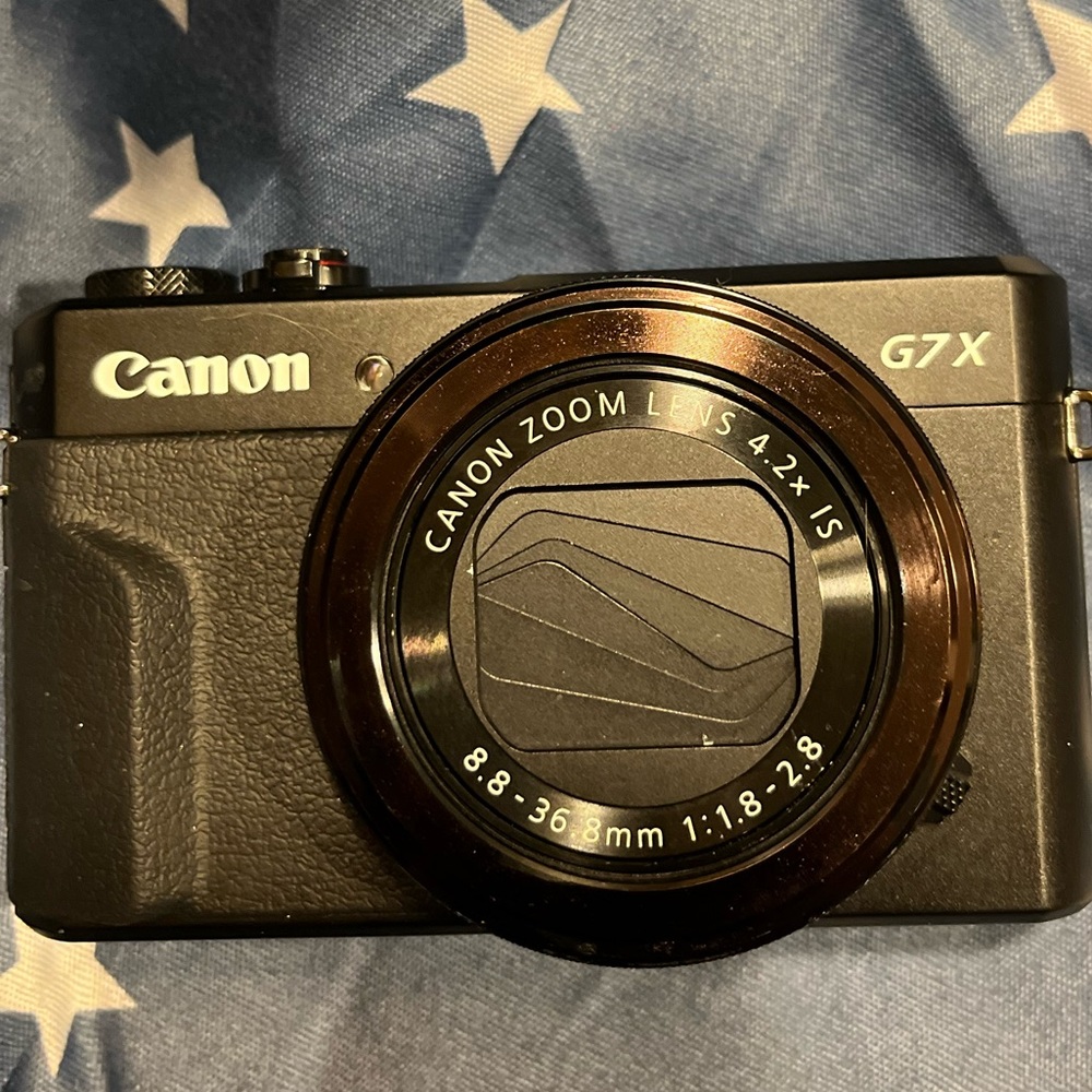 Gently used Canon Power Shot G7x Markii- Wi-Fi enabled camera